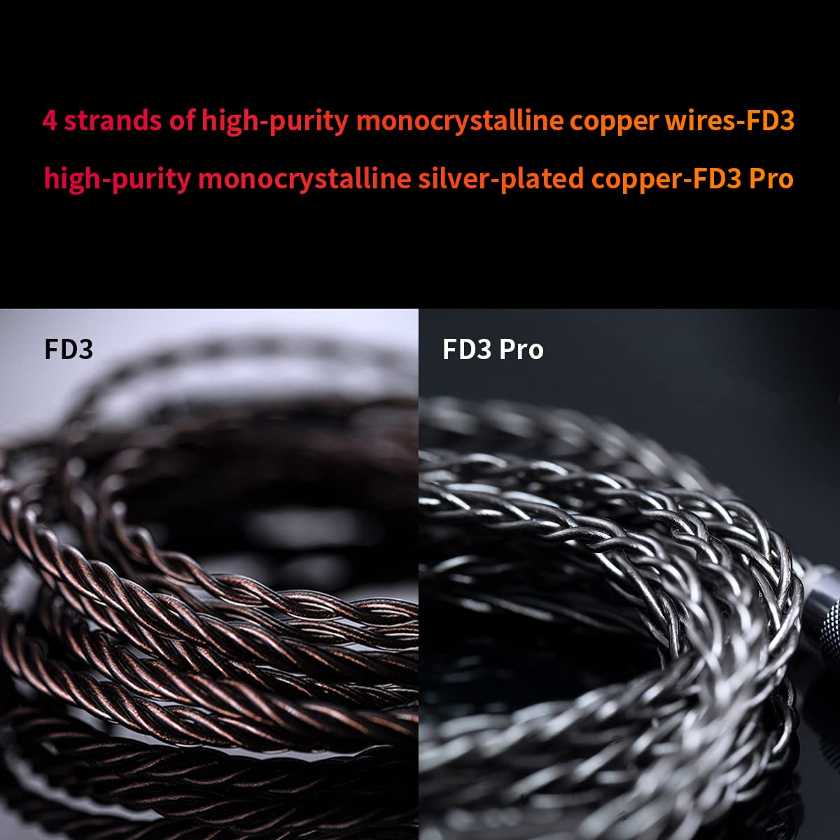 FiiO FIIO FD3 PRO Earphones: High-Res In-Ear Buds with Deep Bass & Detachable MMCX Connectors - 2.5/3.5/4.4mm Plugs - View 7 of 7