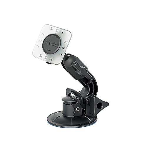 PIVOT Pivot Single Suction Cup Mount: Multi-Angle Display for Pilots & Aviation - Curved Arm Support