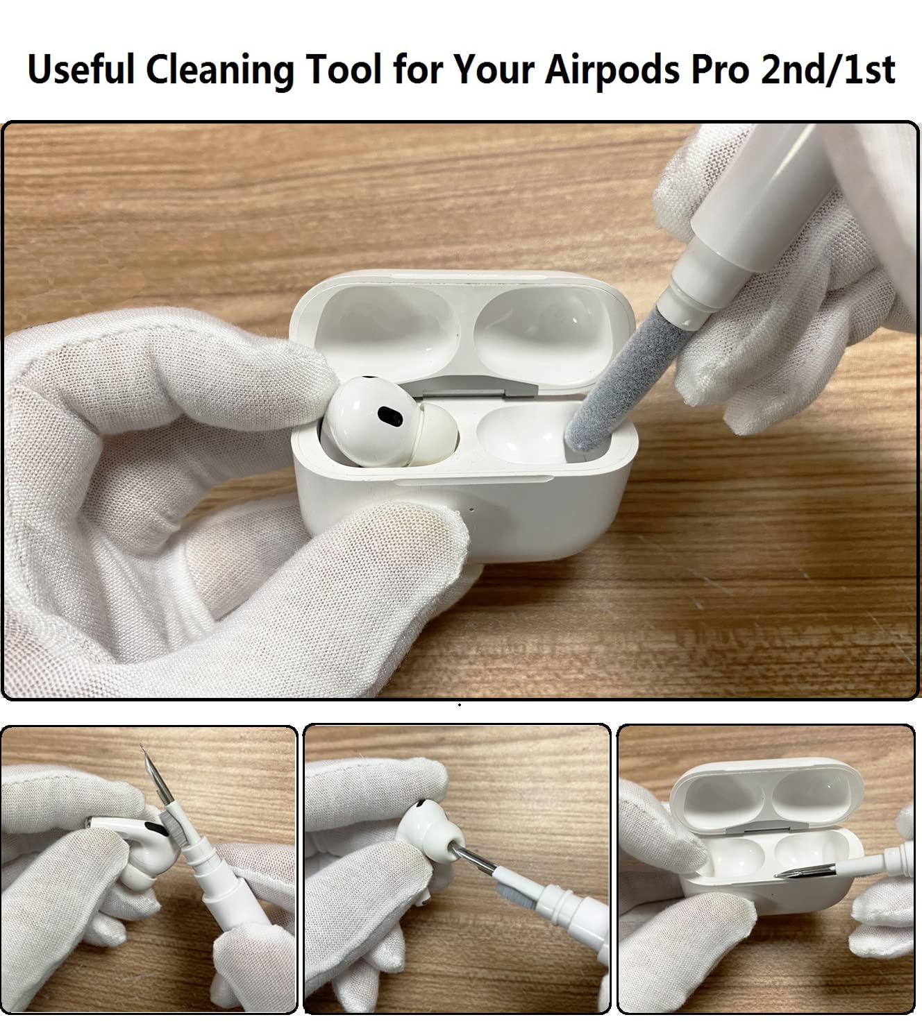 Olytop Olytop Rugged Locking Case Cover for Airpods Pro 2nd 1st Generation Shockproof Armor Protective Skin Red Black - View 7 of 7