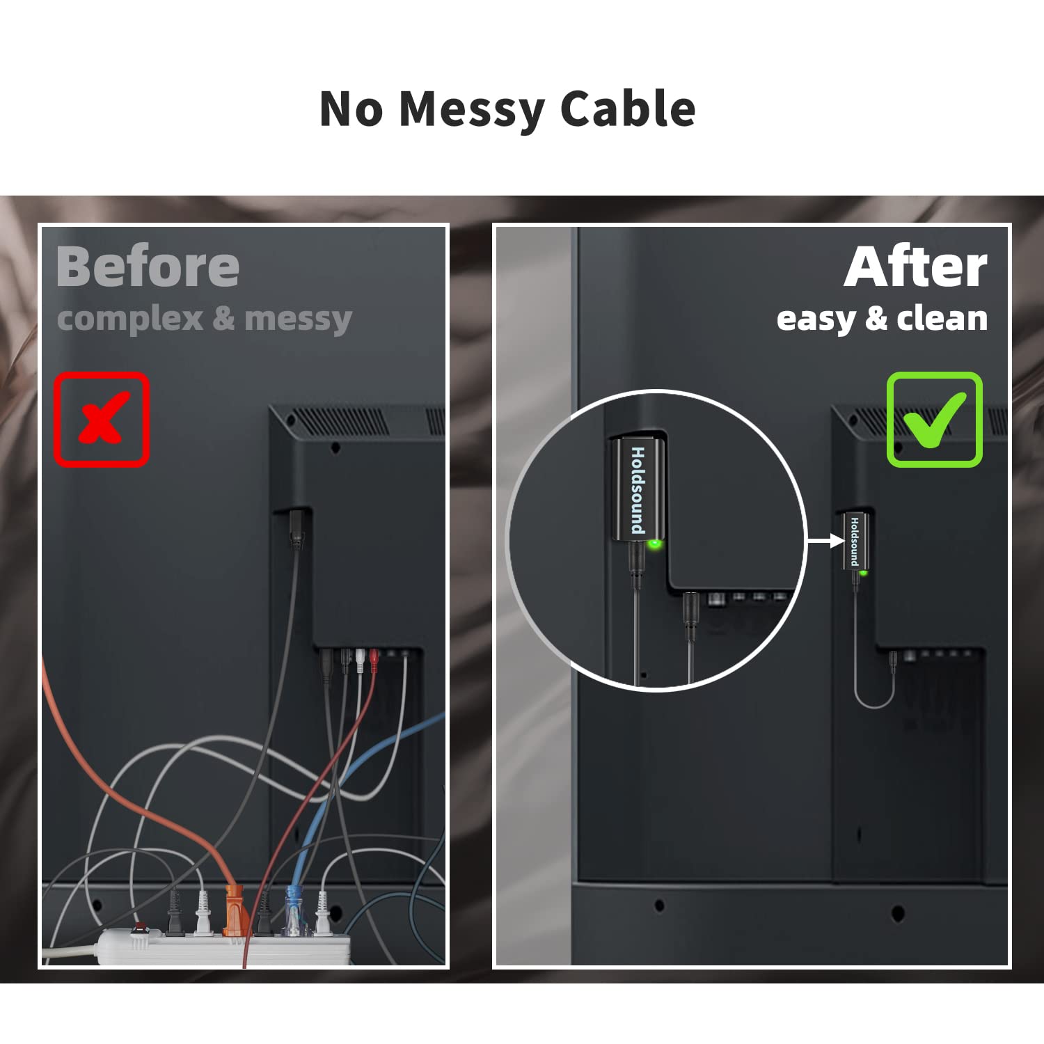 Holdsound Experience Ultimate TV Sound: BKM300 Wireless Headphones with 165ft Range & No Delay - View 4 of 9