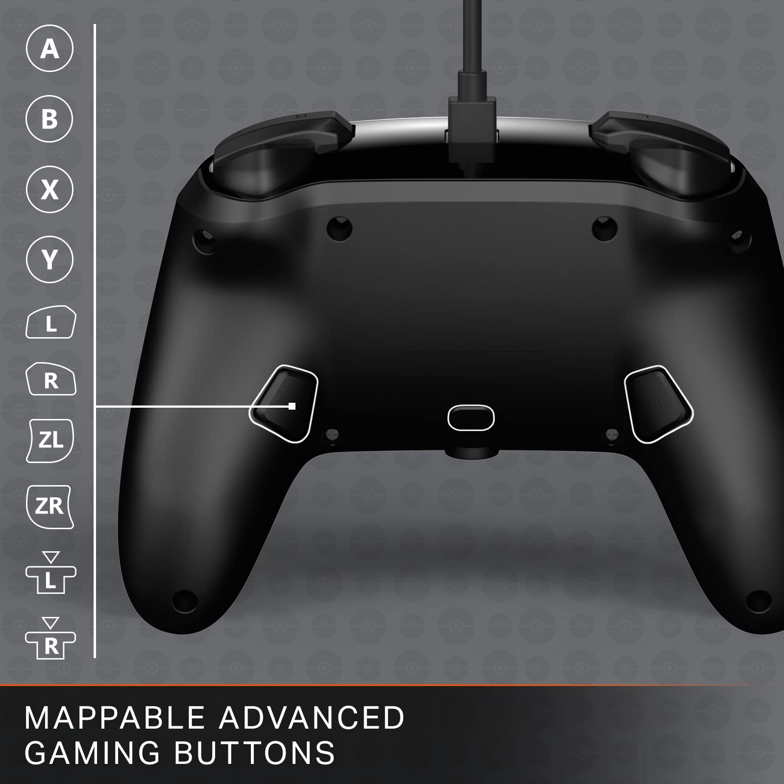 PowerA PowerA Enhanced Wired Controller for Nintendo Switch Pikachu Black and Silver High Performance Gaming Accessory - View 4 of 9