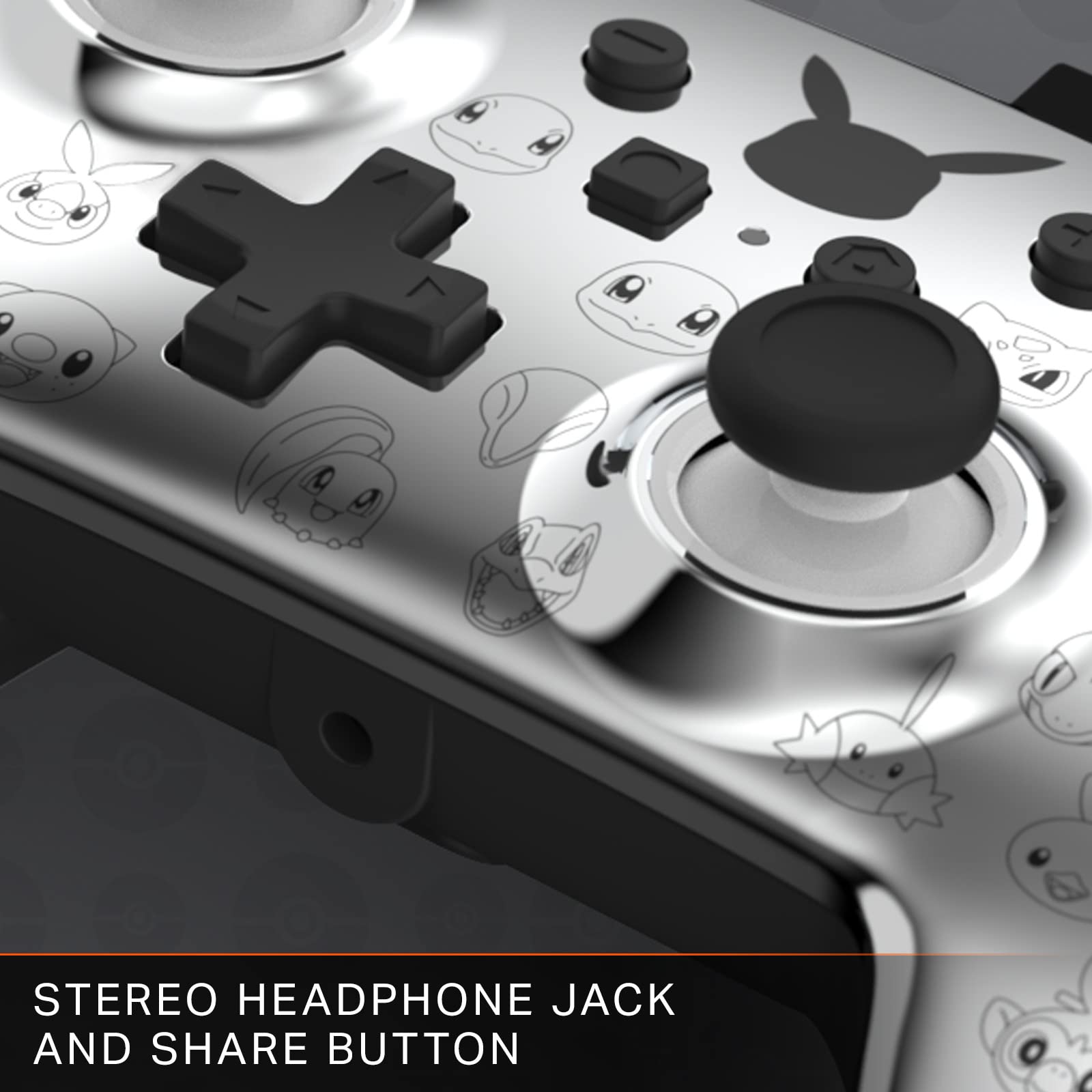 PowerA PowerA Enhanced Wired Controller for Nintendo Switch Pikachu Black and Silver High Performance Gaming Accessory - View 6 of 9