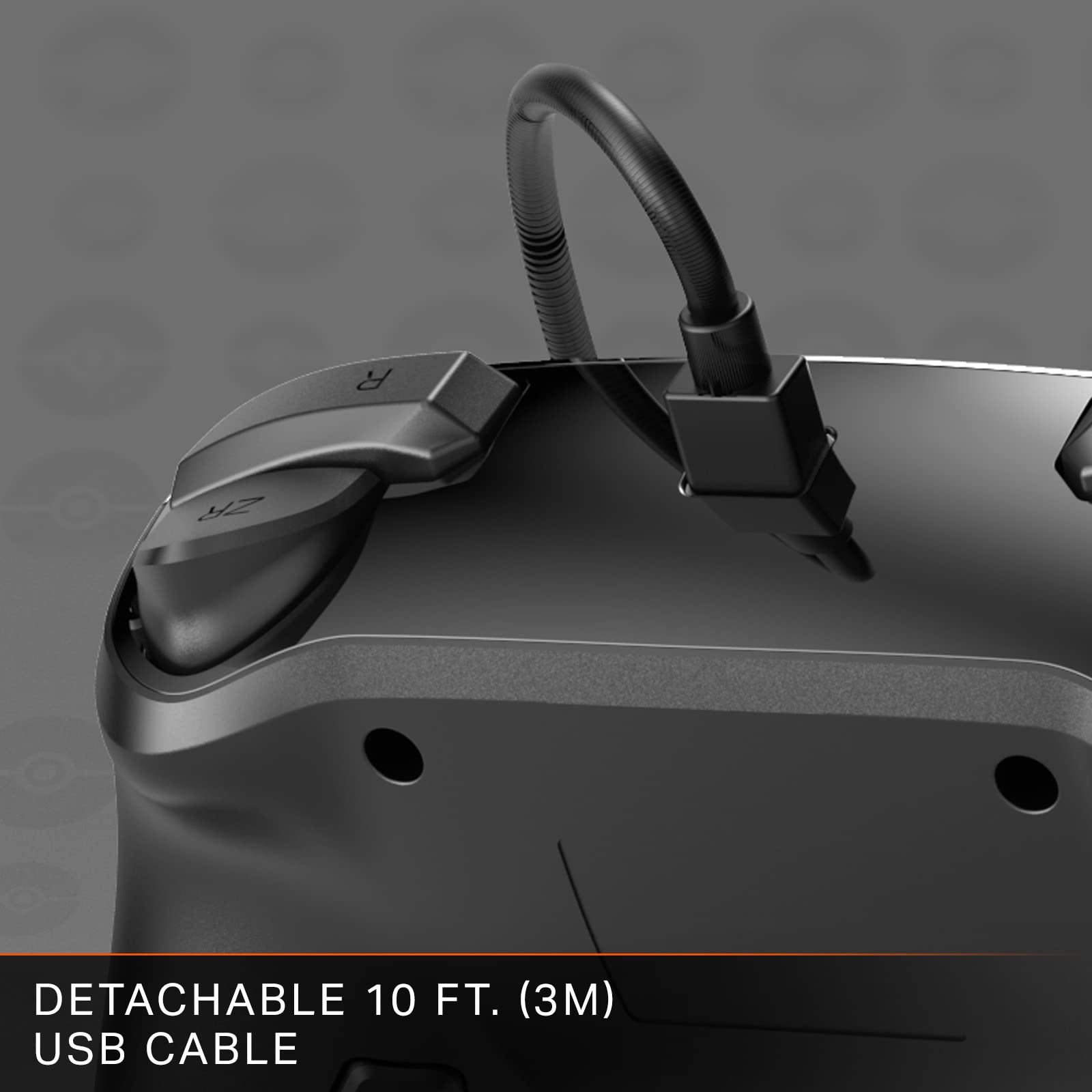 PowerA PowerA Enhanced Wired Controller for Nintendo Switch Pikachu Black and Silver High Performance Gaming Accessory - View 8 of 9