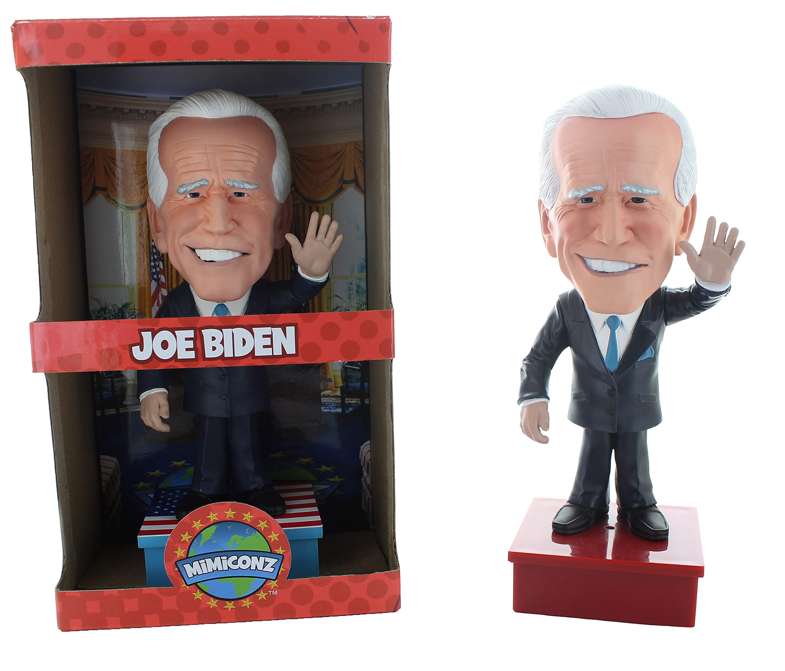MimiConz Joe Biden Figurine 20cm Lifelike Hand-Painted World Leaders Collection Novelty Gift - View 3 of 8