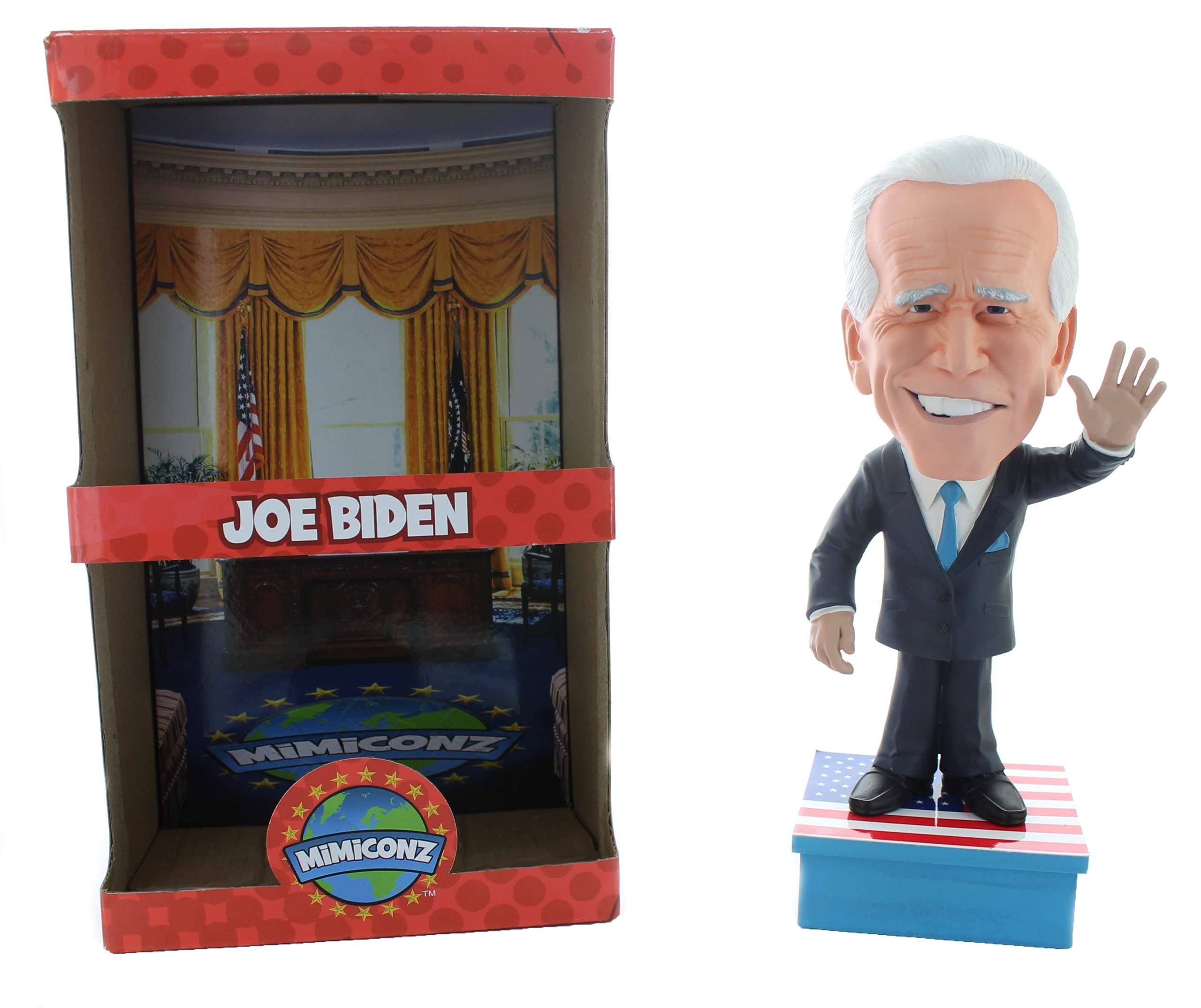 MimiConz Joe Biden Figurine 20cm Lifelike Hand-Painted World Leaders Collection Novelty Gift - View 4 of 8