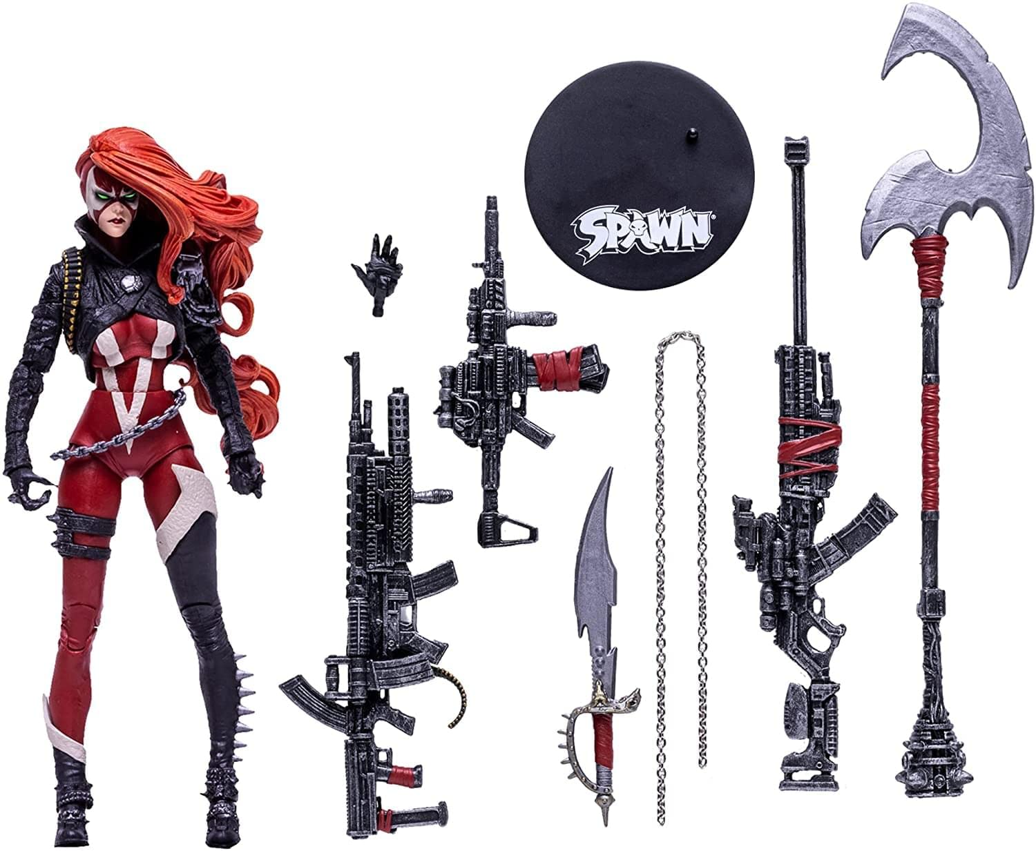 McFarlane Toys Spawn She Spawn 7 Inch Action Figure Deluxe Box Set with Eight Accessories for Collectors - View 4 of 5