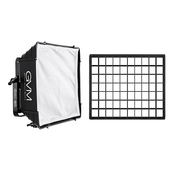 GVM Great Video Maker GVM Foldable Softbox Diffuser with Grid Beehive for RGB 680RS 880RS Series Ideal for Studio Lighting and Portrait Photography 1 Pack