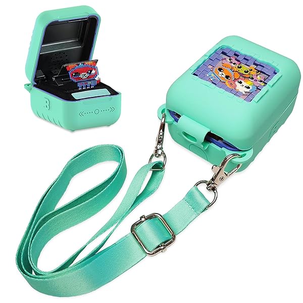 RAWECUD RAWECUD Silicone Case for Bitzee Digital Pet - Protective Green Holder for Interactive Toy & Accessories