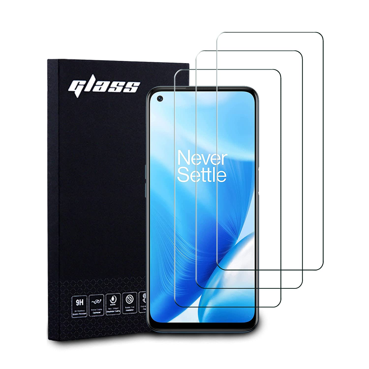 Douglass Oneplus Nord N200 5G Screen Protectors 3 Pack Tempered Glass Anti Scratch Anti Fingerprint Ultra Clear Zero Bubbles