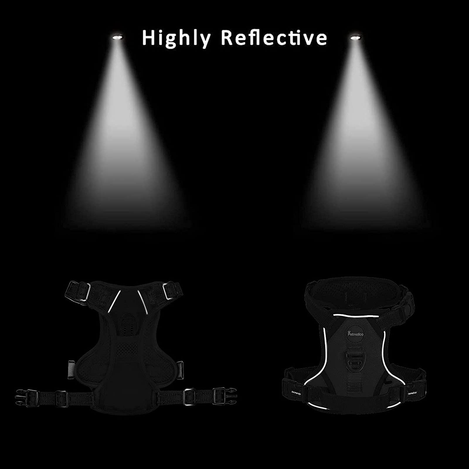 Petmolico No Pull Dog Harness Set with Leash Easy Control Handle Reflective Vest for Small Breeds and Puppies Boho Floral Design - View 7 of 7