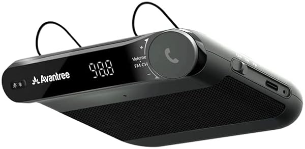Avantree Avantree Roadtrip: 2-in-1 Bluetooth Speaker & FM Transmitter for Cars - Hands-Free Calls & Multipoint Connection