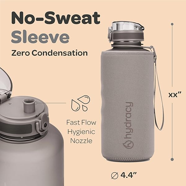 Hydracy Hydracy 2L Water Bottle: BPA-Free, Leakproof, Motivational Timeline & Durable Design for Healthy Hydration - View 7 of 11