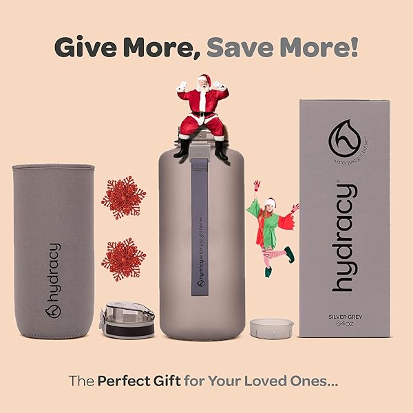 Hydracy Hydracy 2L Water Bottle: BPA-Free, Leakproof, Motivational Timeline & Durable Design for Healthy Hydration - View 8 of 11