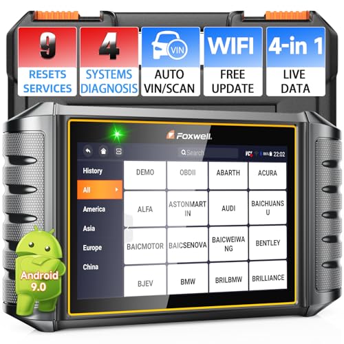 FOXWELL 2025 FOXWELL NT716 OBD2 Scanner: Bidirectional Control, 9+ Resets & Advanced Diagnostics for Engine, ABS, SRS & More