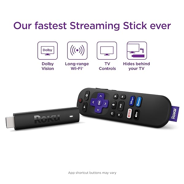 Roku Roku Streaming Stick 4K: Portable 4K HDR Device with Voice Remote & Free Live TV - View 4 of 8