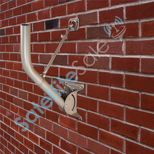 SatelliteSale "SatelliteSale Universal J Pipe Antenna Mast 2" - Durable Outdoor Mount for Satellite Dish & HDTV Monopoles" - View 10 of 11