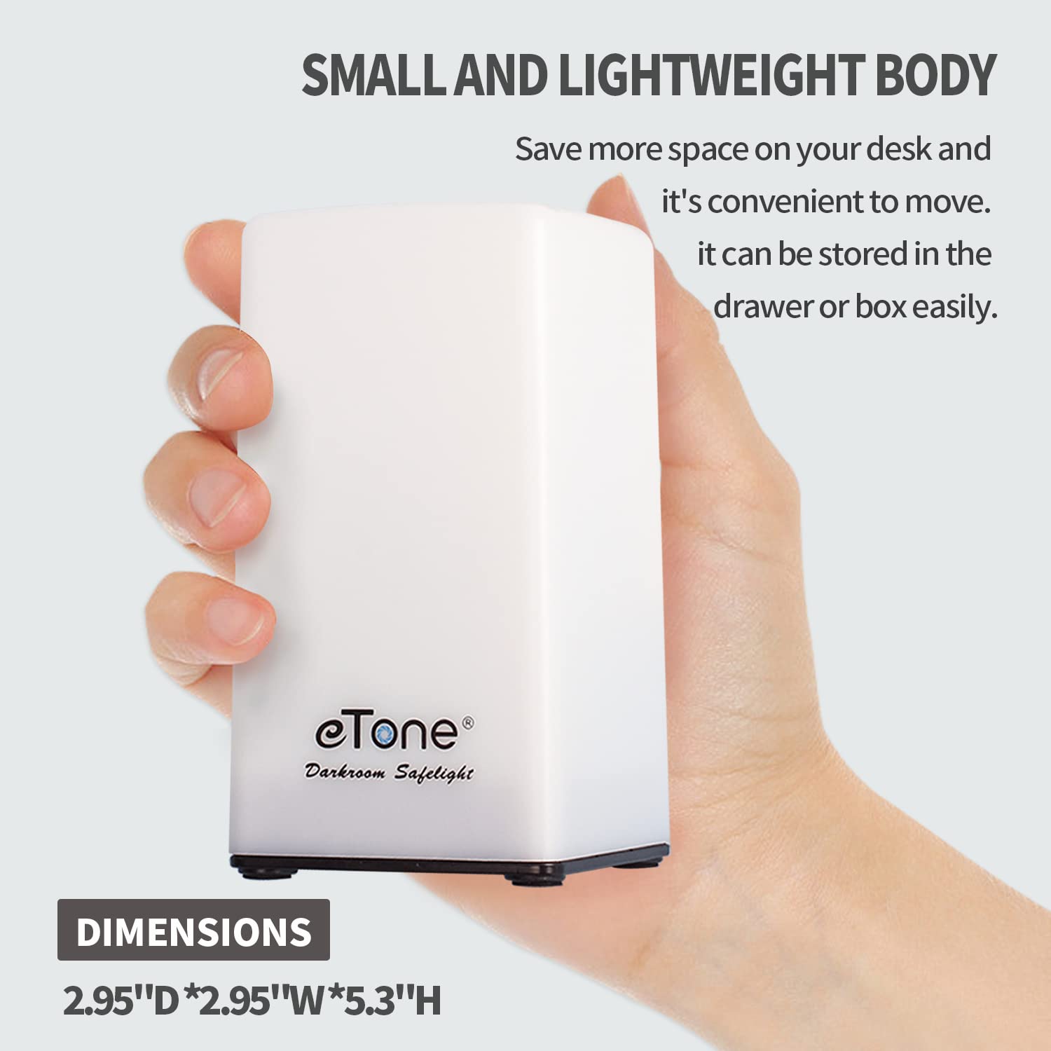 eTone eTone Darkroom Portable Safe Light Lamp 635nm USB Cable Ideal for B&W Film Processing and Print Paper - View 3 of 6