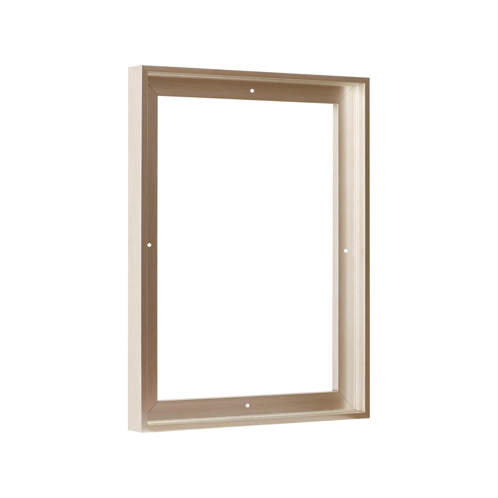 Pixy Canvas Pixy Canvas Floater Frame 9x12 for Deep Canvas Paintings and Wall Art in Champagne Color