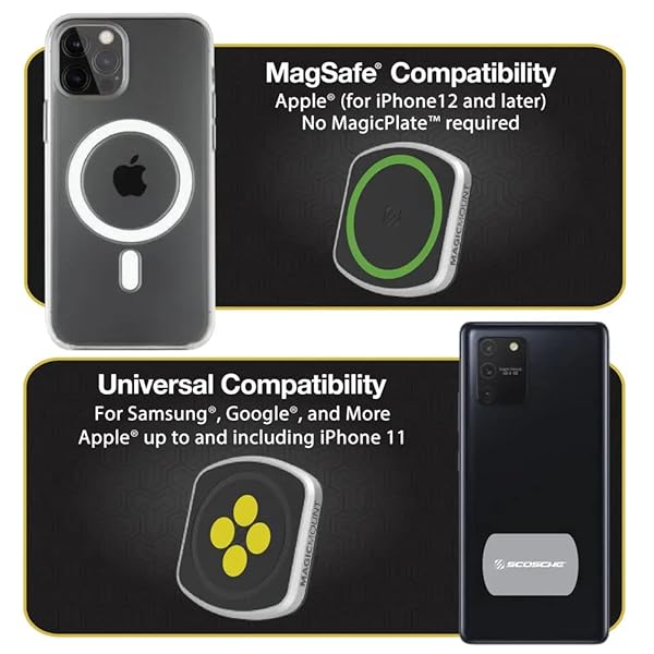 Scosche Scosche MagicMount Pro2: Best Magnetic Car Phone Holder for iPhone, Galaxy & All Smartphones - View 5 of 10