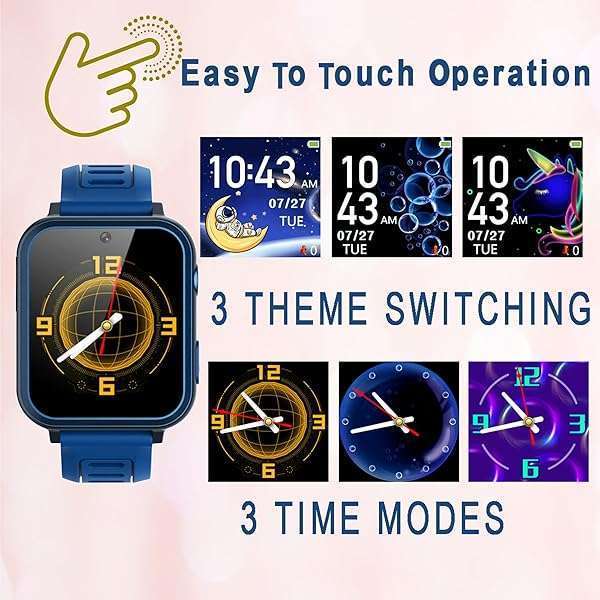 AIWIEP AIWIEP Kids Smart Watch: 24 Games, Music, Camera & More - Perfect Gift for Boys 3-12! - View 9 of 9