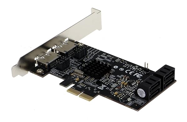 Sedna SEDNA 4 Port PCI Express 2.0 SATA III 6Gbps RAID Controller Card with HyperDuo SSD Tiering for RAID 0 1 10 - View 3 of 4