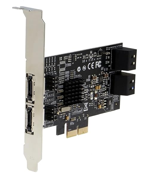 Sedna SEDNA 4 Port PCI Express 2.0 SATA III 6Gbps RAID Controller Card with HyperDuo SSD Tiering for RAID 0 1 10 - View 4 of 4