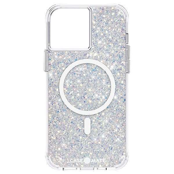 Case-Mate iPhone 13 Twinkle Stardust Case: Bling Sparkle, Anti-Scratch, Slim Fit & Shock Absorbent Cover
