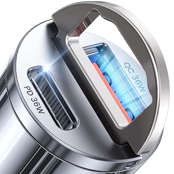 AINOPE AINOPE 90W Fast Car Charger for iPhone 16 Pro Max & Samsung - Quick Cigarette Lighter Adapter - View 9 of 9