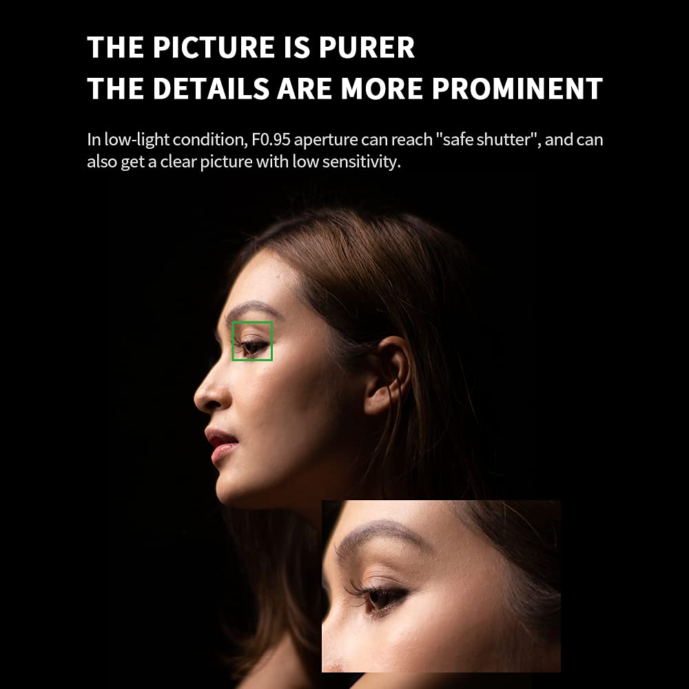 7artisans 7artisans 50mm F0.95 Manual Prime Lens for Fuji FX-Mount Mirrorless Cameras X-A1 X-A2 X-A3 X-A5 X-A7 X-A10 X-A20 - View 3 of 9