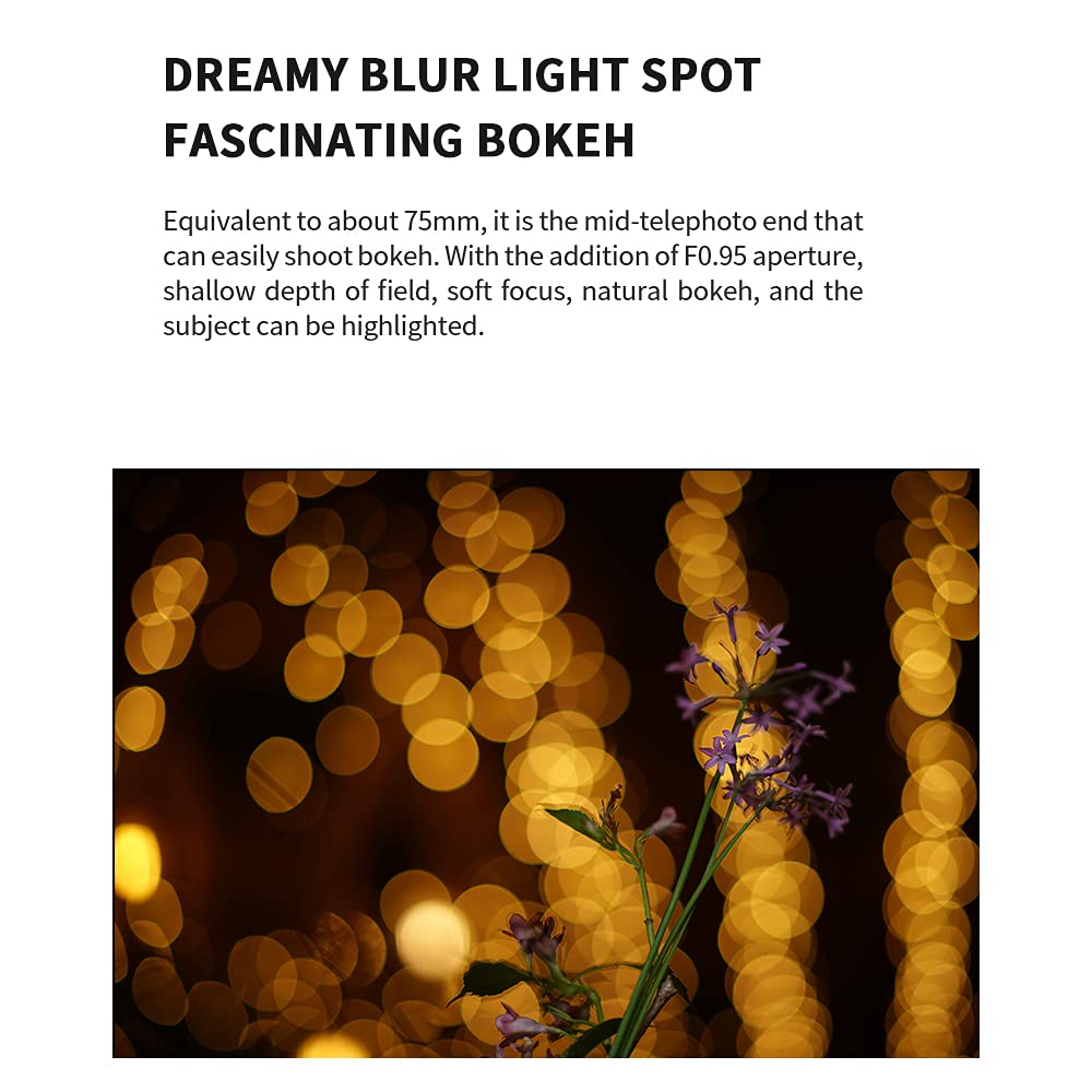 7artisans 7artisans 50mm F0.95 Manual Prime Lens for Fuji FX-Mount Mirrorless Cameras X-A1 X-A2 X-A3 X-A5 X-A7 X-A10 X-A20 - View 4 of 9