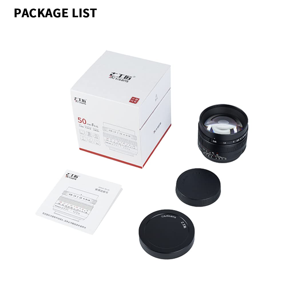 7artisans 7artisans 50mm F0.95 Manual Prime Lens for Fuji FX-Mount Mirrorless Cameras X-A1 X-A2 X-A3 X-A5 X-A7 X-A10 X-A20 - View 9 of 9