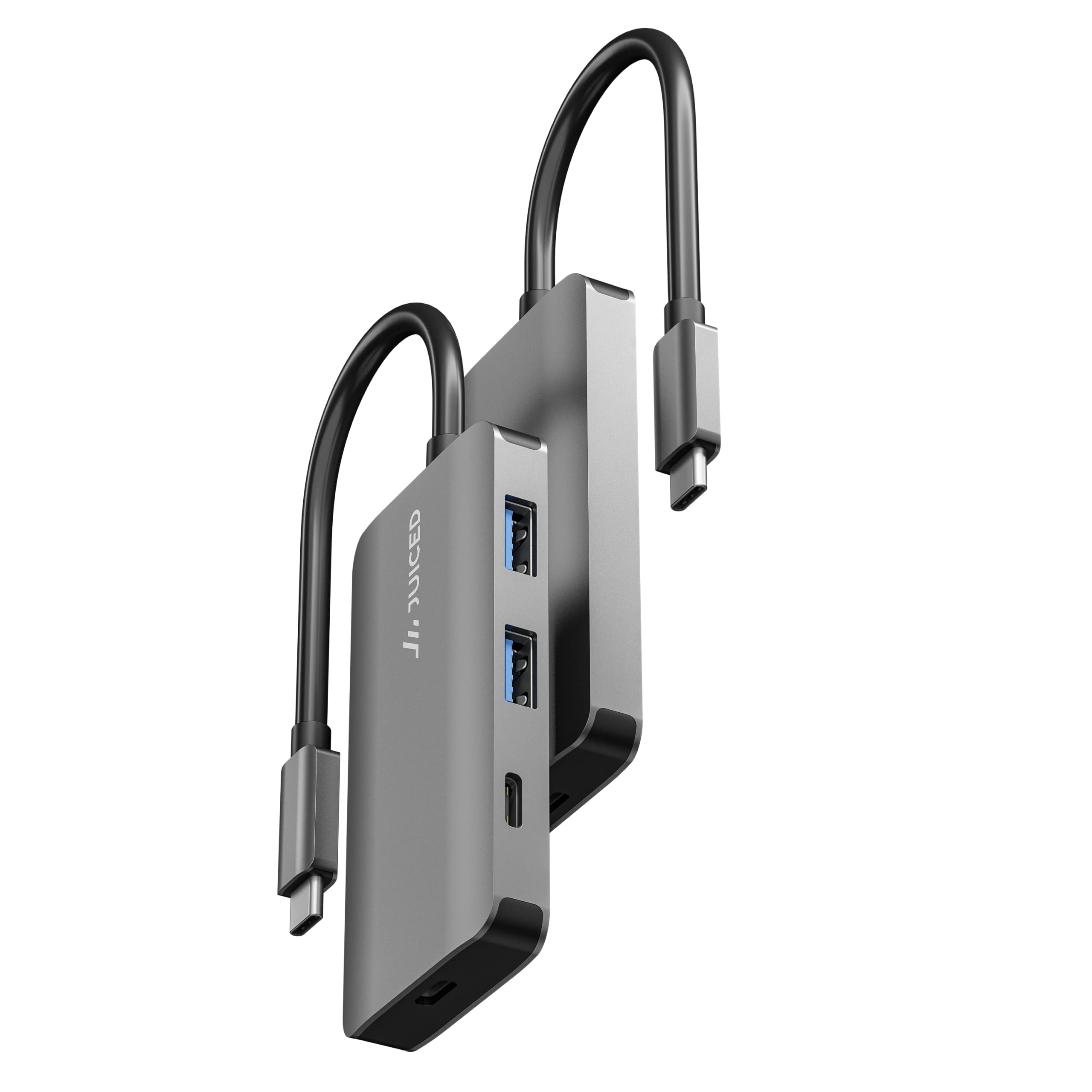 Juiced Systems Juiced Systems QuadHUB Power USB-C Generation 2 10Gbps 100 Watt Power Delivery Hub with 2 USB-C and 2 USB-A Ports - View 4 of 8