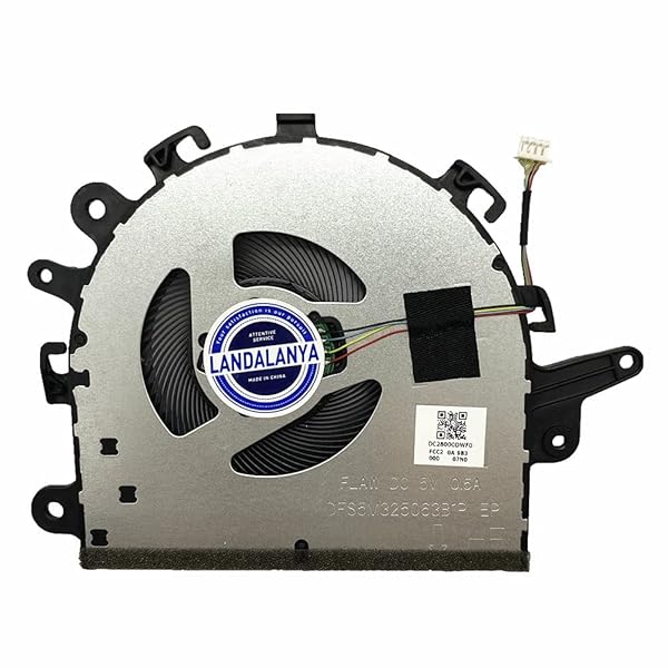 Landalanya Laptop CPU Cooling Fan for Lenovo Ideapad S145 Series - DFS5M325063B1P Replacement