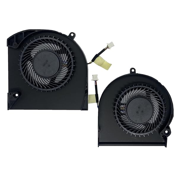 LANDALANYA Landalanya Replacement CPU+GPU Cooling Fan for Dell Alienware 15 R3/R4 - Compatible with 0JWH30, 04D3V1, EG75070S1 Models - View 3 of 3