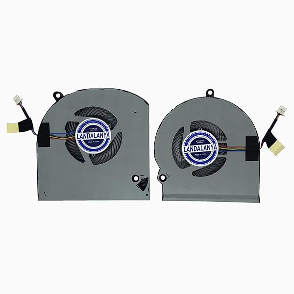 Landalanya Replacement CPU+GPU Cooling Fan for Dell Alienware 15 R3/R4 - Compatible with 0JWH30, 04D3V1, EG75070S1 Models
