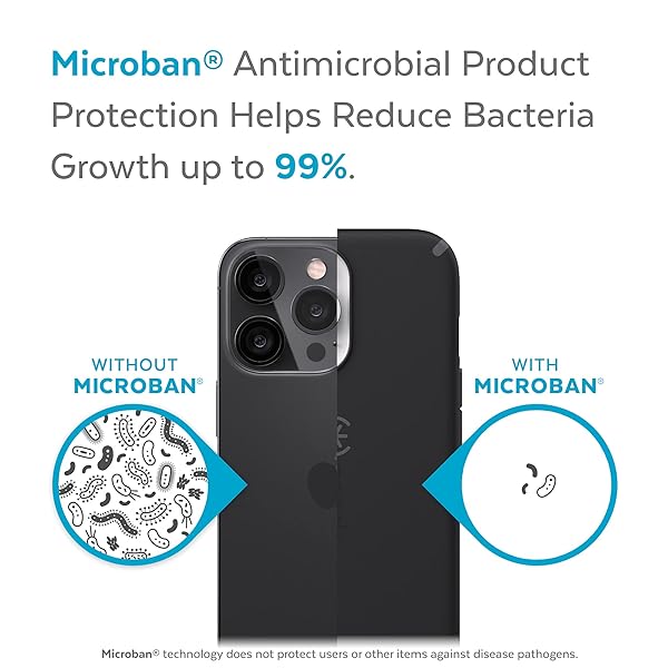 Speck Speck iPhone 13 Pro Case: Slim, Dual-Layer Drop Protection & Scratch Resistance in Black/Slate Grey - View 6 of 10