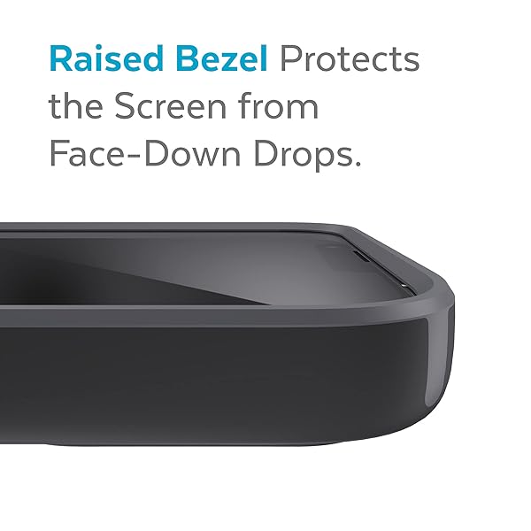 Speck Speck iPhone 13 Pro Case: Slim, Dual-Layer Drop Protection & Scratch Resistance in Black/Slate Grey - View 7 of 10