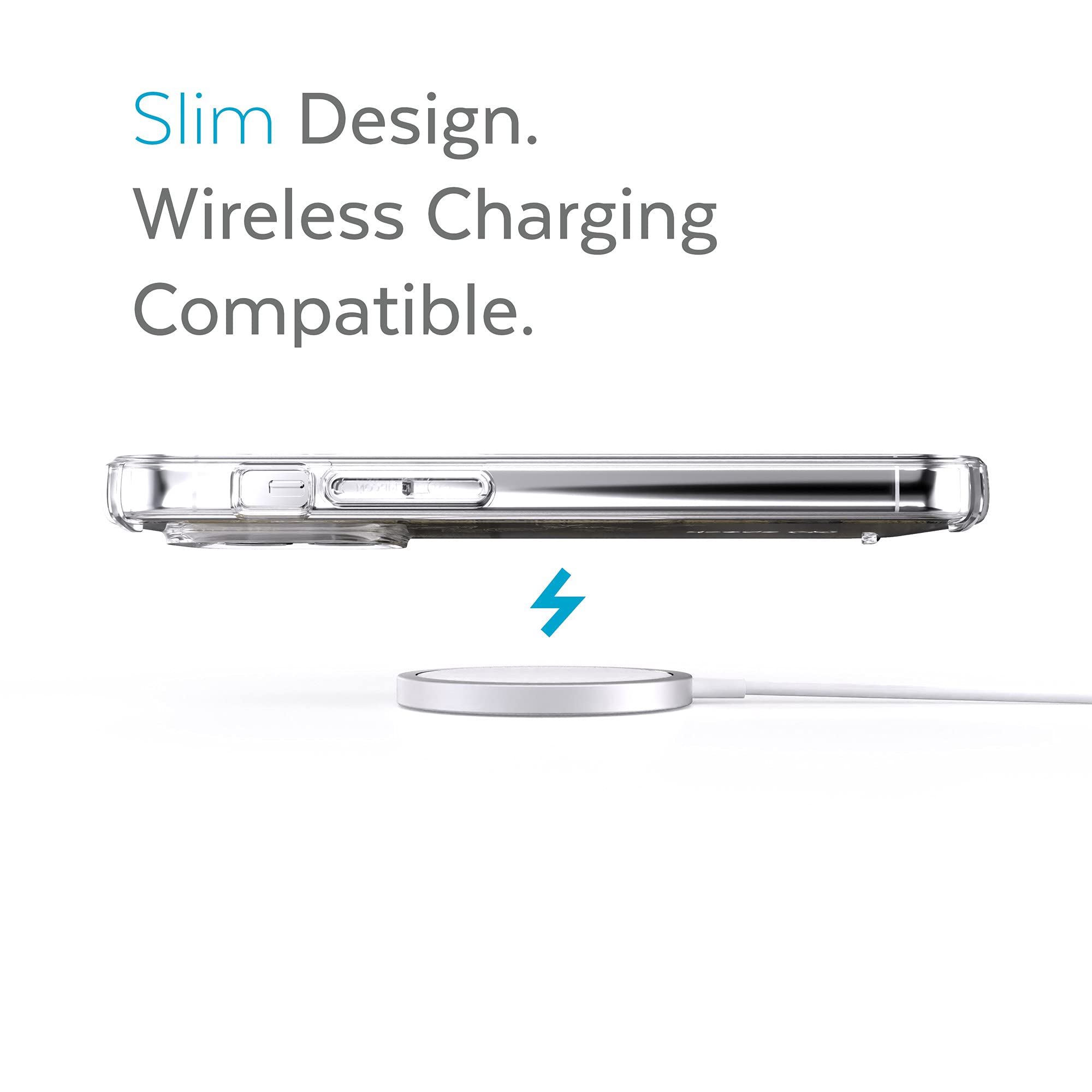 Speck Speck Clear iPhone 13 Pro Max Case Slim Drop Protection Scratch Resistant Anti Yellowing GemShell Golden Fall Floral 6.7 Inch Phone Case - View 7 of 9