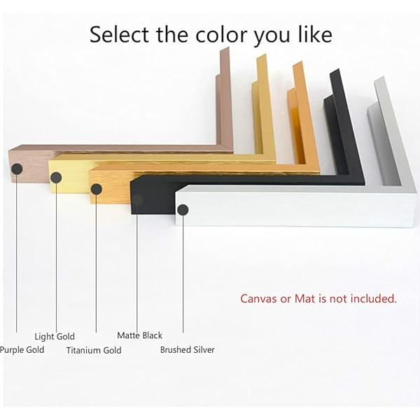 GVS-ART GVS ART DIY Metal Floating Frame for 16X20 Canvas Light Gold 4/5 Inch Depth Perfect for Art Display and Customization - View 4 of 9