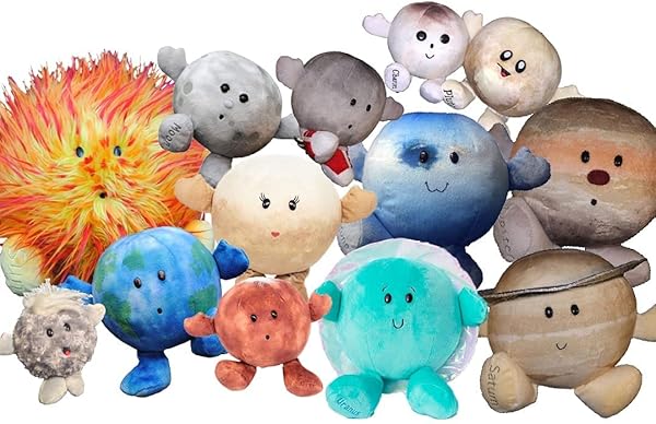Celestial Buddies Celestial Buddies Plush Solar System Set 12 Piece Educational Stuffed Planet Toys for Science and Astronomy Fun - View 3 of 6