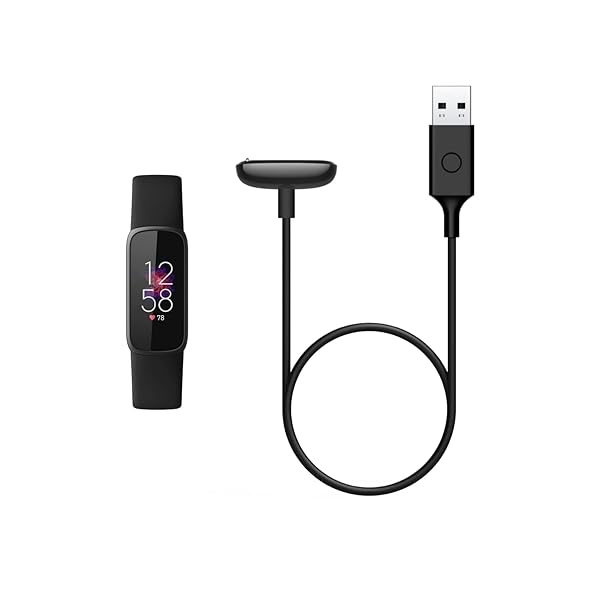 Fitbit Buy Fitbit Luxe & Charge 5 with Official Black Charging Cable - Perfect for Your Smartphone! - View 4 of 7