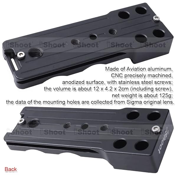 iShoot Lens Collar Foot Stand Tripod Mount for Sigma 150-600mm, 60-600mm, 70-200mm & 500mm - Enhance Stability & Performance - View 5 of 8