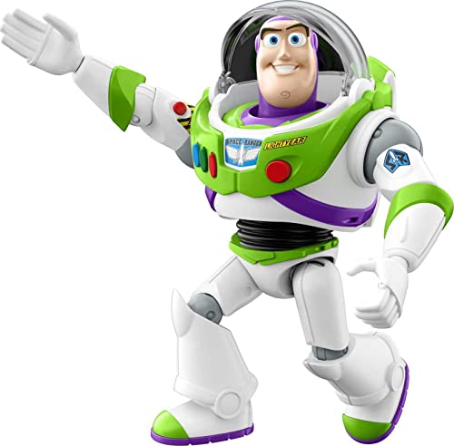 Mattel Mattel Disney Pixar Toy Story Talking Buzz Lightyear Action Figure - 10-Inch Collectible with 30+ Sounds & Motion