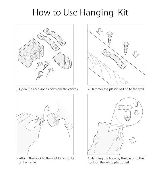 SIGNWIN SIGNWIN Framed Canvas Print Trio of Multicolored Transparent Ovals Abstract Art for Living Room Bedroom Office 16x24x3 Natural - View 6 of 6