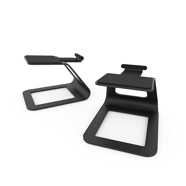 Kanto Kanto SE2 Elevated Desktop Speaker Stands for Small Speakers Pair Black - View 2 of 9