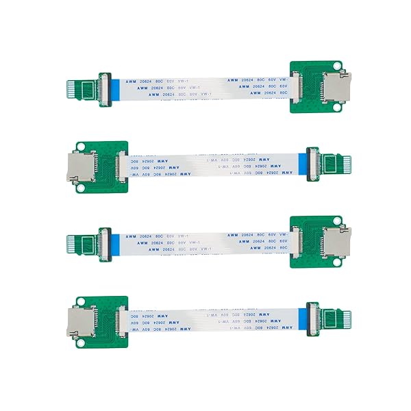 UCTRONICS UCTRONICS 15cm Micro SD Card Extension Cable - Flexible Adapter for Raspberry Pi, Arduino & 3D Printers (4 Pack)