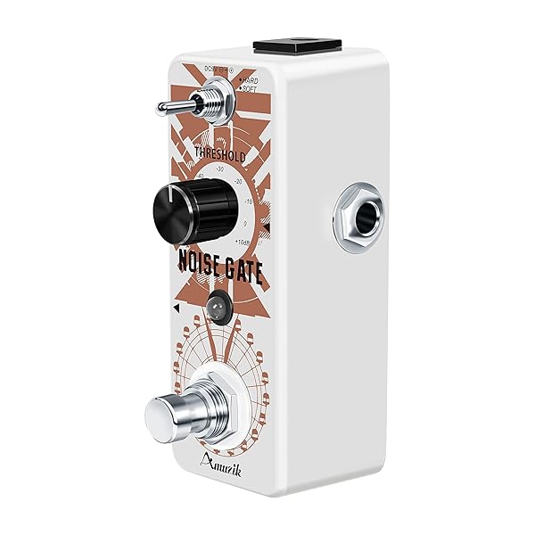 Amuzik Amuzik Guitar Noise Gate Effect Pedal for Electric Guitar Full Metal Shell True Bypass Mini Size Noiser Killer Cleaner Noise Suppressor - View 8 of 10