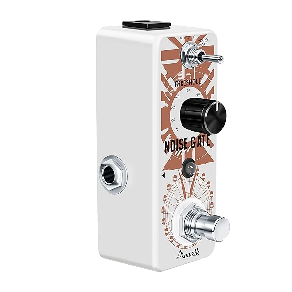 Amuzik Amuzik Guitar Noise Gate Effect Pedal for Electric Guitar Full Metal Shell True Bypass Mini Size Noiser Killer Cleaner Noise Suppressor - View 9 of 10