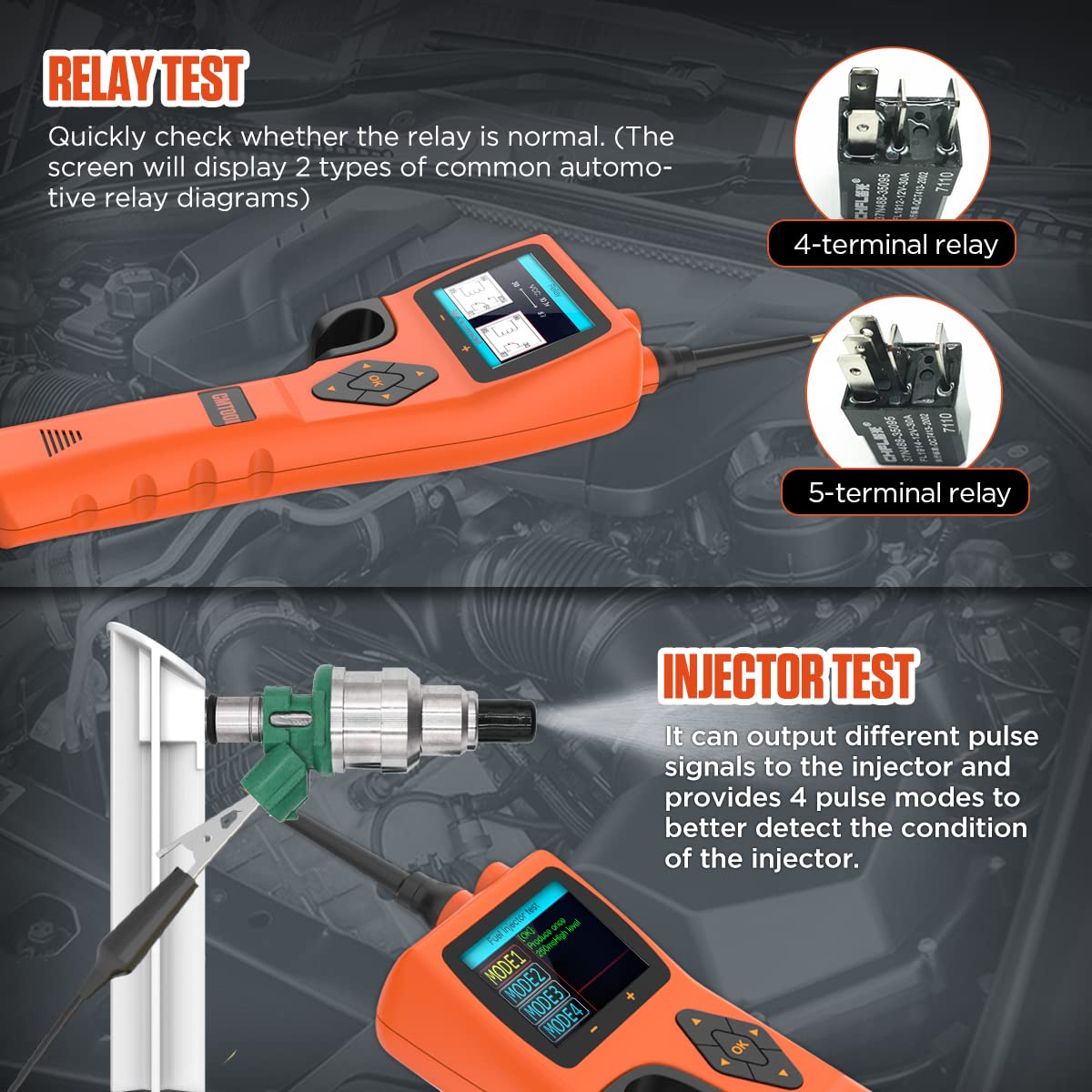 CMTOOL CMTOOL Power Circuit Probe Tester 6V-24V DC Test Light for Automotive Short Finder and Polarity Identification with Overload Protection - View 6 of 9