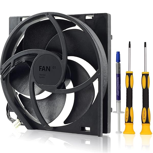 Gorliskl Upgrade Your Xbox One S: Gorliskl Internal Cooling Fan Replacement with Tool & Heatsink Paste
